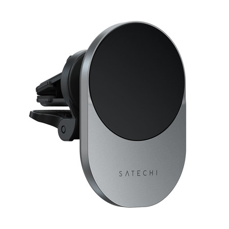 Satechi Qi2 15W Magnetic Wireless Car Charger, Space Gray