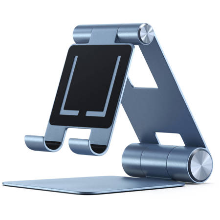 Satechi R1 Aluminum Multi-Angle Foldable Stand for Smartphones, Tablets and MacBook Air, Blue