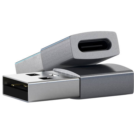 Satechi USB Type-A to Type-C Adapter, Space Gray