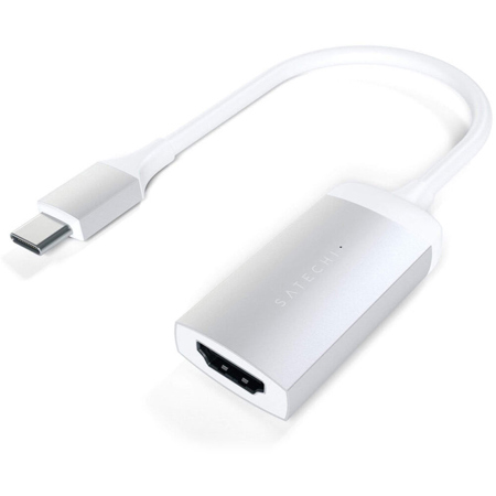 Satechi Aluminum USB Type-C to 4K HDMI Adapter, Silver