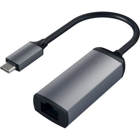 Satechi Aluminum USB Type-C to Gigabit Ethernet Adapter, Space Gray