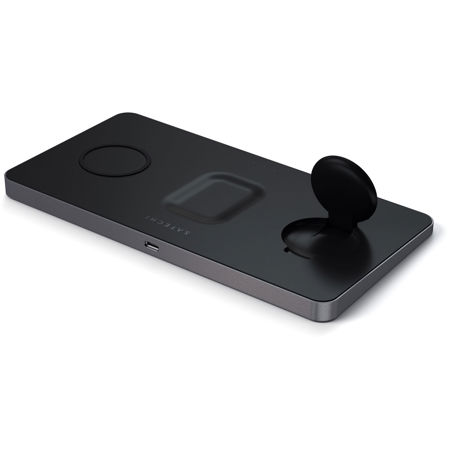 Satechi 7.5W Trio Wireless Charger with Magnetic Pad