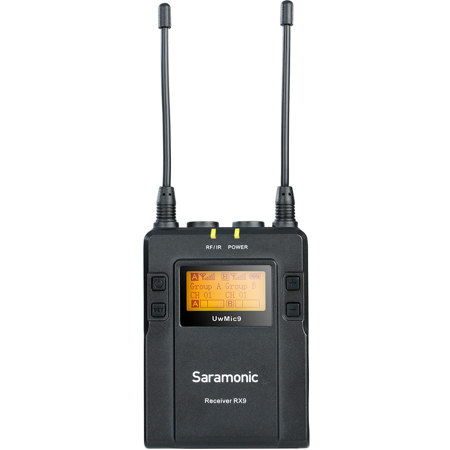 Saramonic RX9 Dual-Channel Wireless Receiver with 3.5mm Output Cable for UwMic9 System