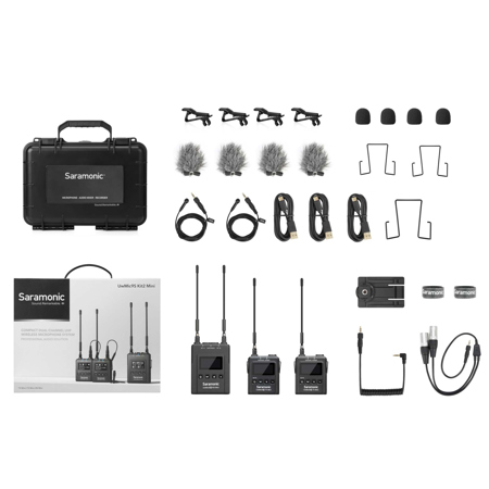 Saramonic UwMic9S Mini Kit 2 Advanced 2-Person Wireless UHF Lavalier Mic System