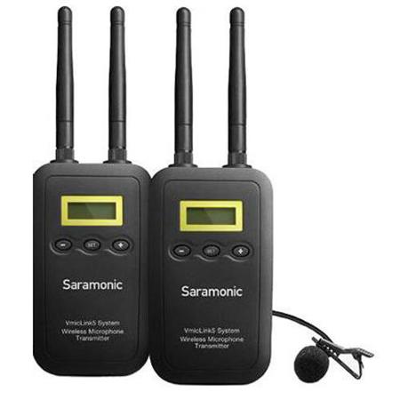 Saramonic VmicLink5 5.8GHz HIFI SHF Wireless Lavalier Mic System and Receiver
