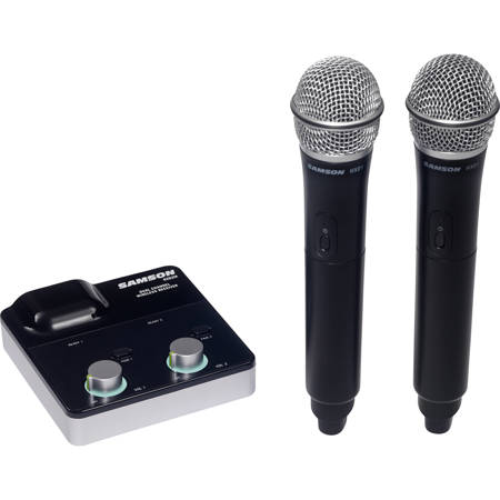 Samson XPD2m Dual-Channel Digital Wireless System with 2x HXD1-Q6 Handheld Mic
