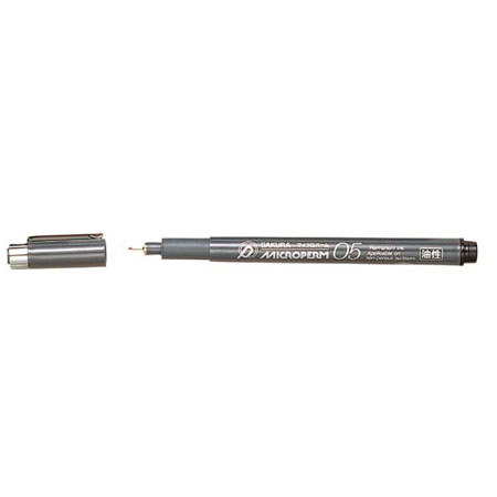 Sakura of America - Microperm 05 Pen 0.45MM - Color: Black.