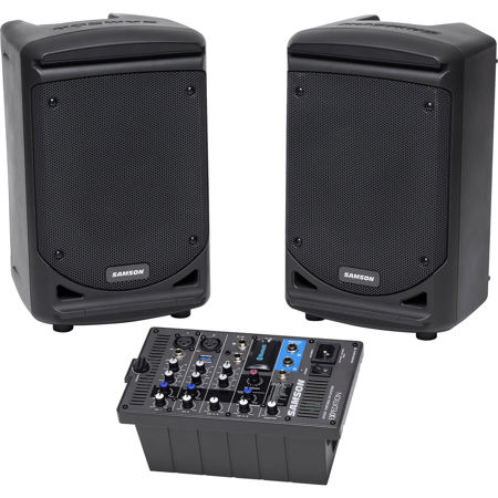 Samson Expedition XP300 6" 2-Way 300W All-In-One Portable Bluetooth-Enabled Stereo Speaker System