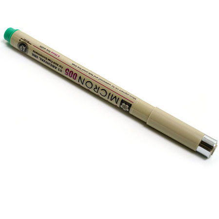 Sakura of America Pigma Micron 005 Pen 0.20mm - Green