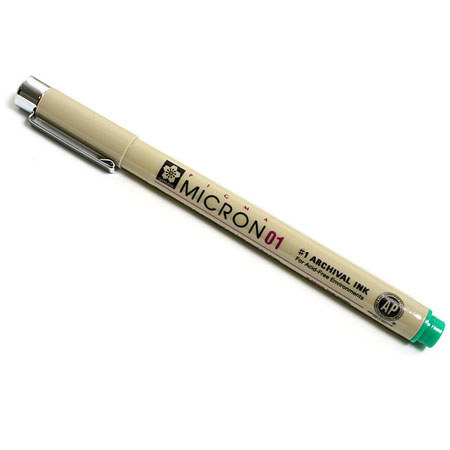 Sakura of America Pigma Micron 01 Pen 0.25mm - GREEN