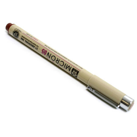 Sakura of America Pigma Micron 05 Pen 0.45mm - BURGUNDY