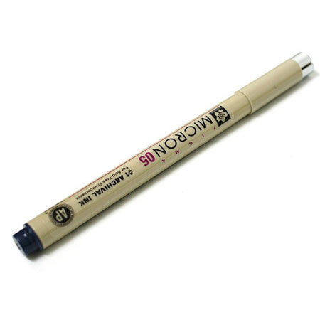 Sakura of America Pigma Micron 05 Pen 0.45mm - BLUE/BLACK