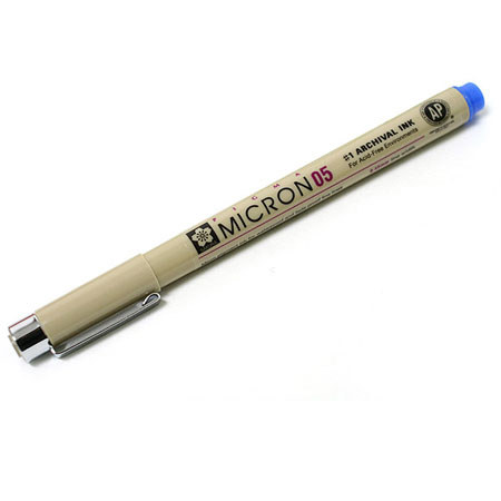 Sakura of America Pigma Micron 05 Pen 0.45mm - BLUE