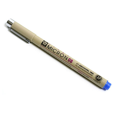 Sakura of America Pigma Micron 08 Pen 0.50mm - BLUE