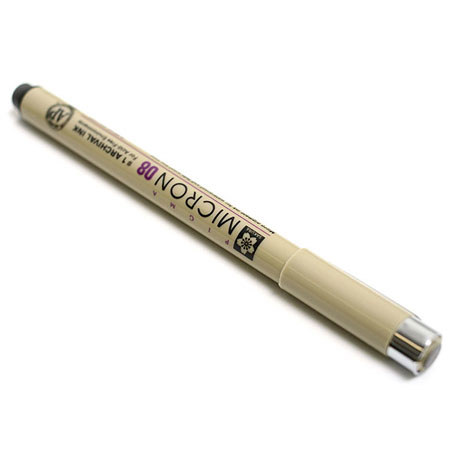 Sakura of America Pigma Micron 08 Pen 0.50mm - BLACK