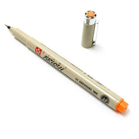 Sakura of America Pigma Brush- Orange