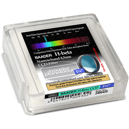 SBIG Baader 1.25" H-beta 8.5nm Filter