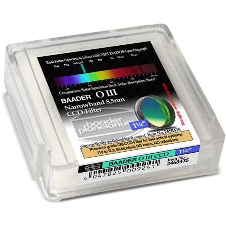 SBIG Baader 1.25" OIII 8.5nm Filter