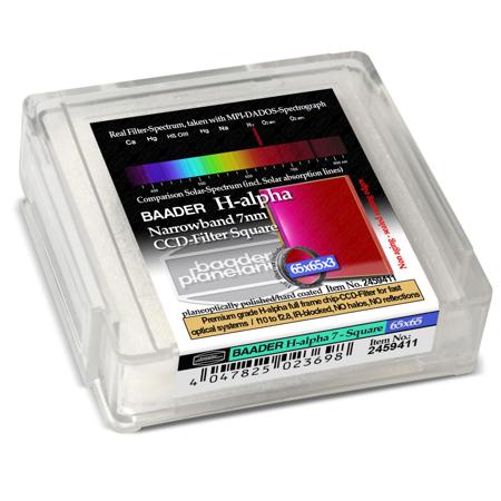 SBIG Baader 65mm Square H-alpha 7nm Filter