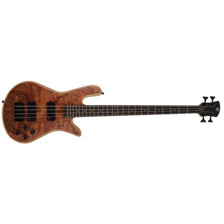 Spector Bass Legend4 Neck-Thru Bass Guitar, Bubinga Top, Natural Matte