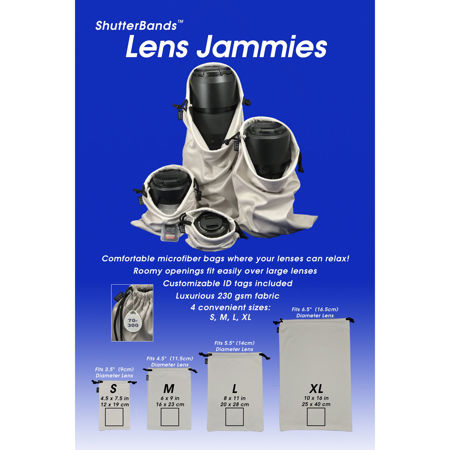 ShutterBands Lens Jammie Bag, 4 Pack