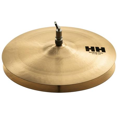 Sabian 14" HH Medium Hi-Hats Cymbals, Medium Top/Heavy Bottom, Natural Finish, Pair