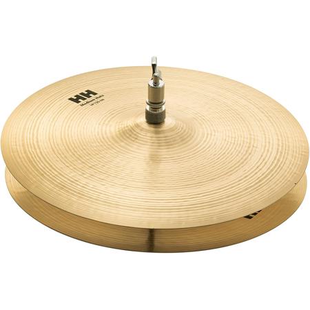 Sabian 14" HH Medium Hat Top Cymbal, Medium, Natural Finish