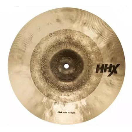 Sabian 14" HHX Click Hi-Hat Bottom Cymbal, Medium, Brilliant Finish