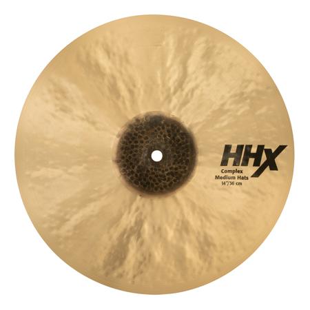 Sabian 14" HHX Complex Medium Hi-Hat Bottom Cymbal, Natural Finish