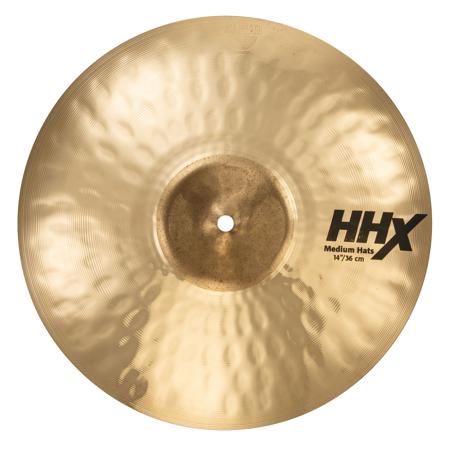 Sabian 14" HHX Medium Hi-Hat Bottom Cymbal, Brilliant Finish