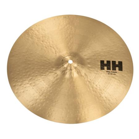 Sabian 16" HH Thin Crash Cymbal, Natural Finish