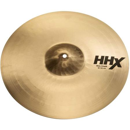 Sabian 16" HHX Thin Crash Cymbal, Natural Finish