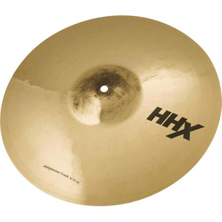 Sabian 16" HHX X-Plosion Crash Cymbal, Medium-Thin, Brilliant Finish