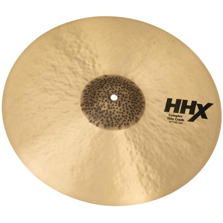 Sabian 17" HHX Complex Thin Crash Cymbal, Natural Finish