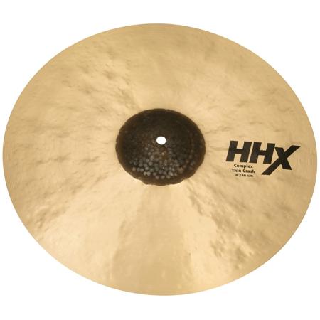 Sabian 18" HHX Complex Thin Crash Cymbal, Natural Finish
