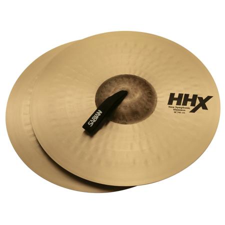Sabian 18" HHX New Symphonic Viennese Hand Cymbals, Medium, Natural, Pair