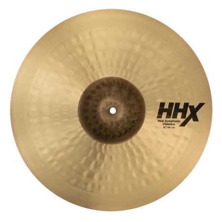 Sabian 18" HHX New Symphonic Viennese Hand Cymbal, Medium, Natural Finish