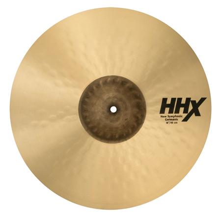 Sabian 18" HHX New Symphonic Germanic Hand Cymbal, Medium-Heavy, Natural