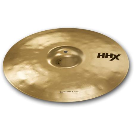 Sabian 18" HHX Fierce Crash Cymbal, Thin, Brilliant Finish