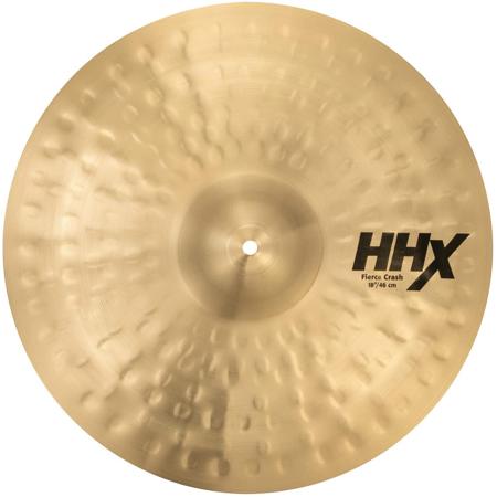 Sabian 18" HHX Fierce Crash Cymbal, Thin, Natural Finish
