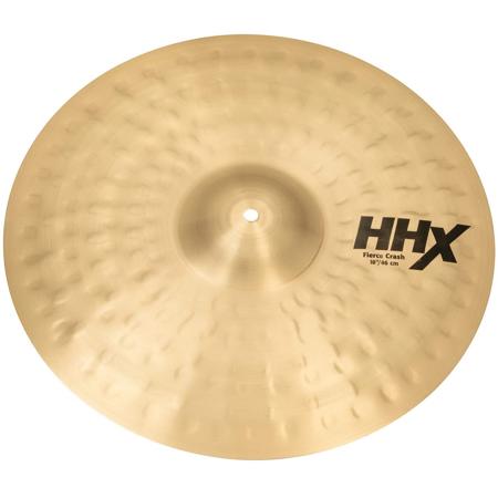 Sabian 18" HHX Fierce Crash Cymbal, Thin, Natural Finish