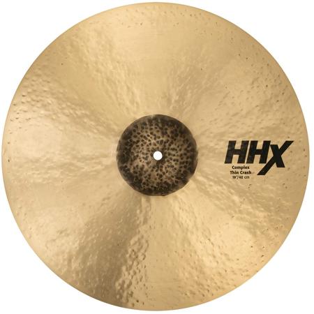 Sabian 19" HHX Complex Thin Crash Cymbal, Natural Finish
