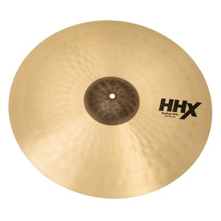 Sabian 20" HHX Medium Ride Cymbal, Natural Finish