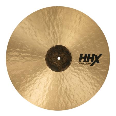 Sabian 21" HHX Complex Ride Cymbal, Thin, Traditional Finish