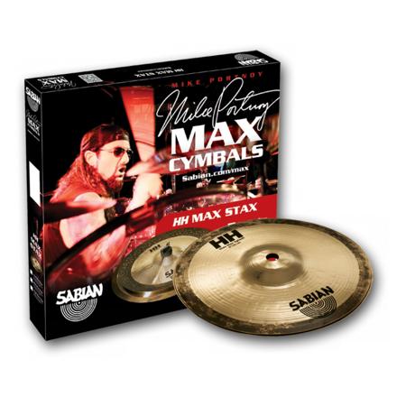 Sabian HH High Max Stax Cymbal Set, Natural Finish