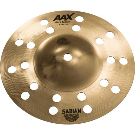 Sabian 8" AAX Aero Splash Cymbal, Extra-Thin, Brilliant Finish