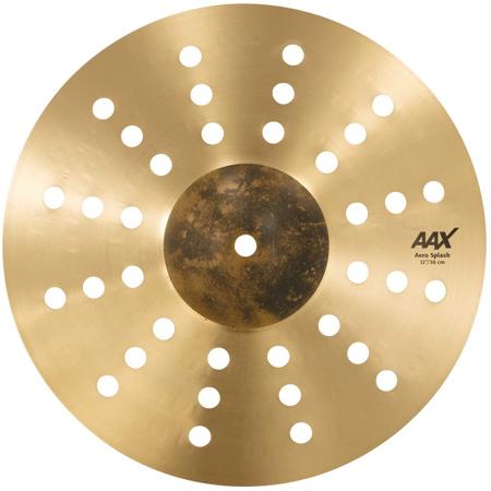 Sabian 12" AAX Aero Splash Cymbal, Extra-Thin, Traditional Finish