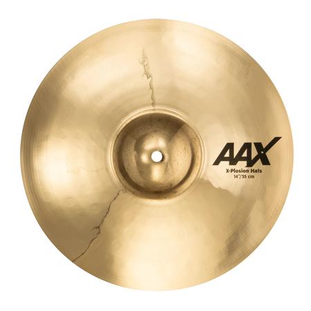 Sabian 14" AAX X-Plosion Top Hat Cymbal, Medium Top/Medium-Heavy, Brilliant