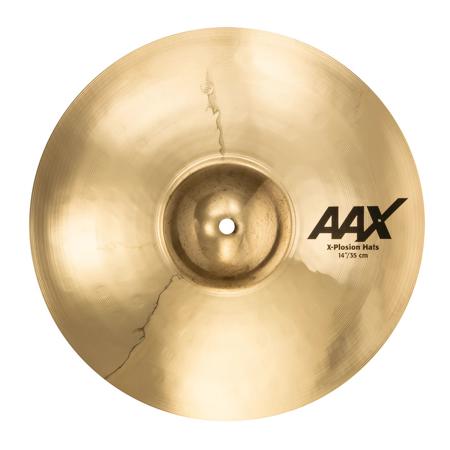 Sabian 14" AAX X-Plosion Bottom Hat Cymbal, Medium Top/Medium-Heavy, Brilliant