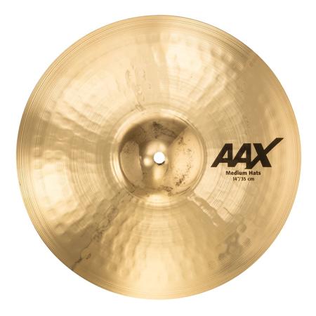 Sabian 14" AAX Medium Hat Top Cymbal, Brilliant Finish